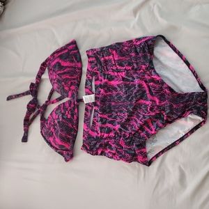 2 Piece High Waist Swimsuit